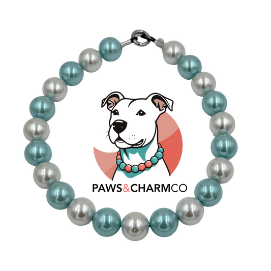 Luxury Pearl Beaded Dog Collar – XL Beads